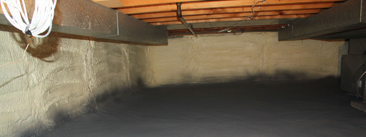 Thornton spray foam insulation for crawl spaces